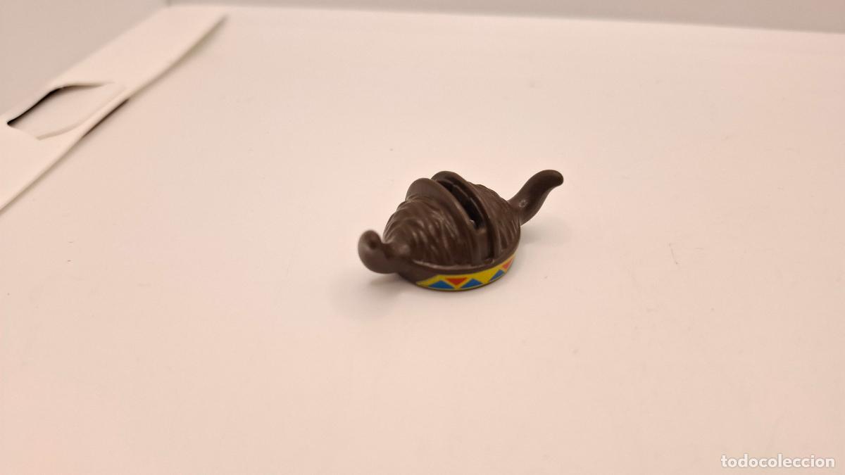 Cromos de F&uacute;tbol: PLAYMOBIL CASCO MEDIEVAL VIKINGO GUERRERO INDIO