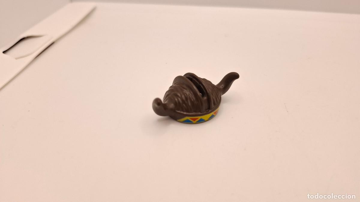 Cromos de F&uacute;tbol: PLAYMOBIL CASCO MEDIEVAL VIKINGO GUERRERO INDIO