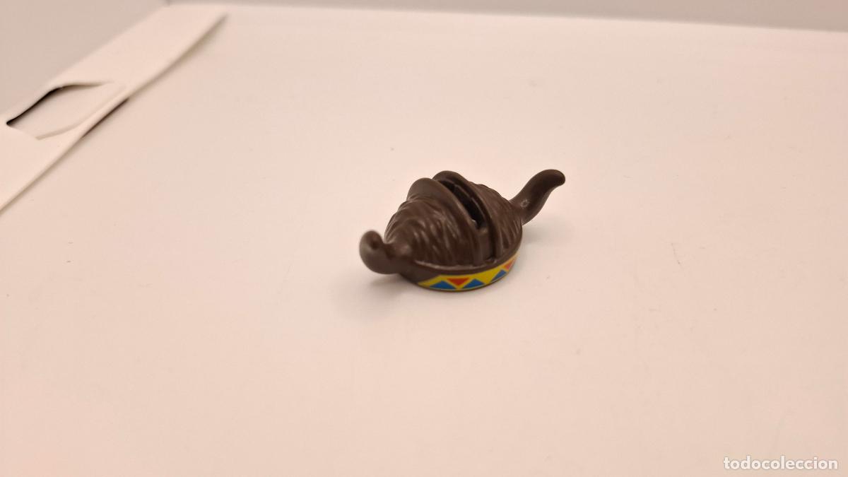 Cromos de F&uacute;tbol: PLAYMOBIL CASCO MEDIEVAL VIKINGO GUERRERO INDIO