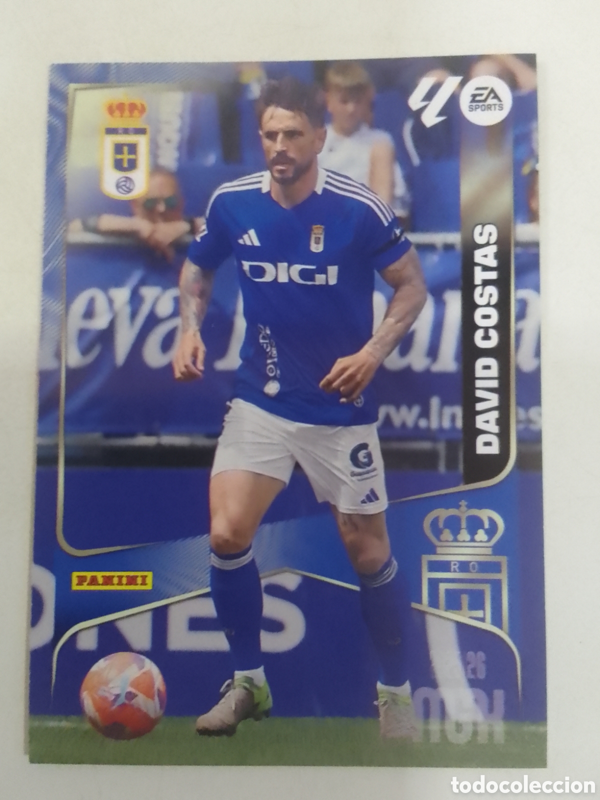 Cromos de F&uacute;tbol: Megacracks 2025/26 n&deg; 277 David Costas &bull; Oviedo.