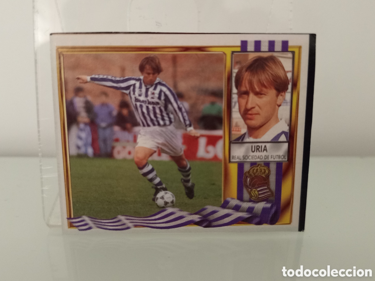 Figurine di Calcio: ❇️ CROMO ⚽ UR&Iacute;A REAL SOCIEDAD PEIXE SEVILLA RECORTADOS 1995 1996 95 96 LIGA ESTE ❇️