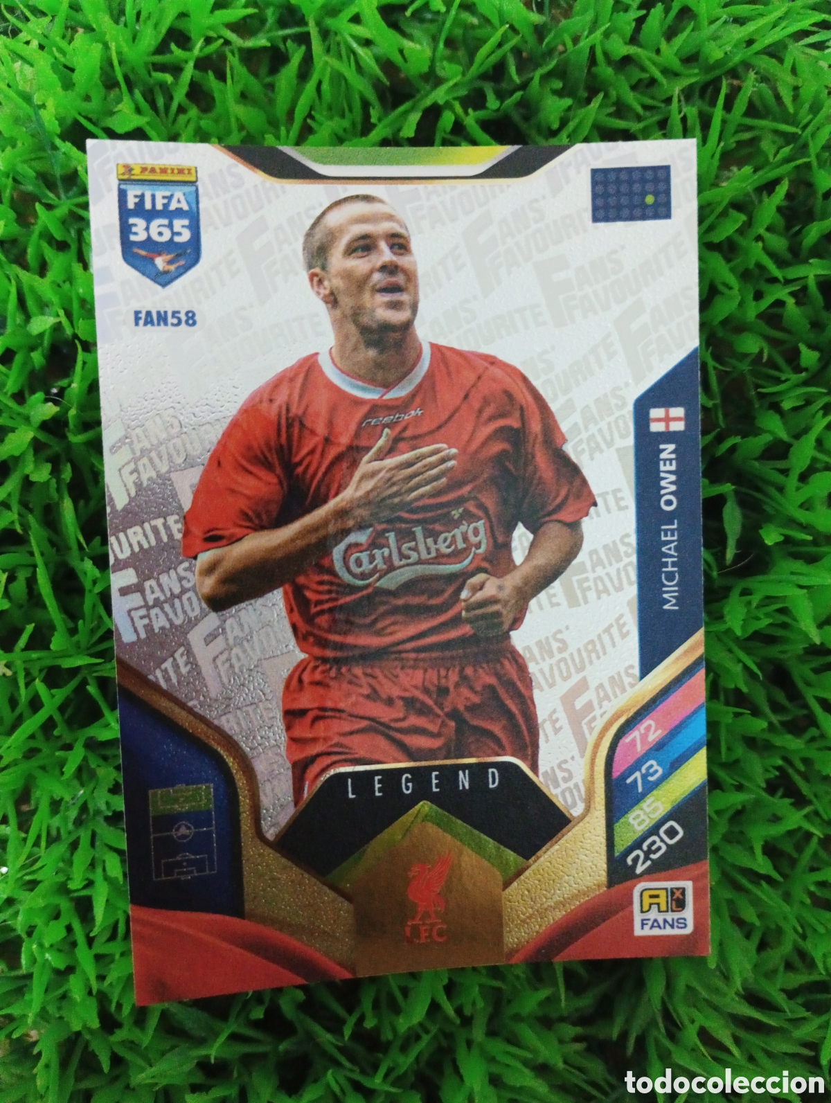 Cromos de F&uacute;tbol: Owen Liverpool FANS FAVOURITE Adrenalyn 2026 Fifa 365 # FAN 58