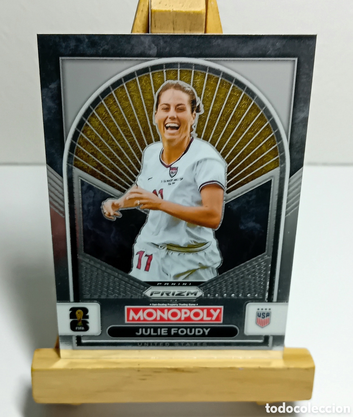 Figurine di Calcio: JULIE FOUDY 2026 USA MONOPOLY PRIZM PANINI.