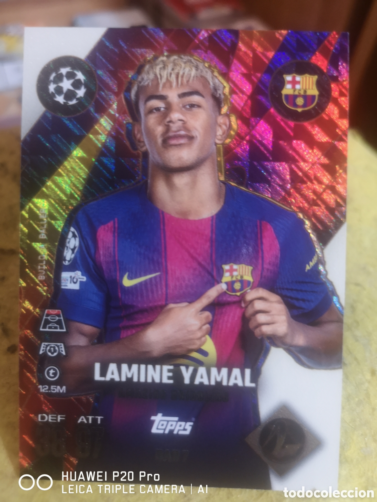 Cromos de F&uacute;tbol: BAB 7 - LAMINE YAMAL MATCH ATTAX EXTRA 2025 2026 BUILD A BALLER ULTIMATE - BARCELONA
