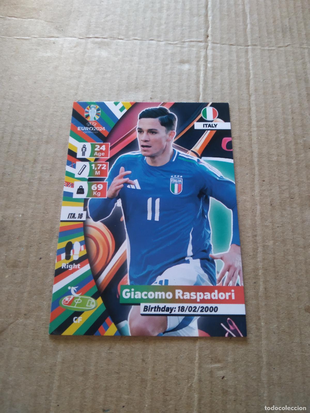 Cromos de F&uacute;tbol: ITA 16 RASPADORI ITALIA CROMO FUTBOL EURO 2024 EUROCOPA FLASH EDITION