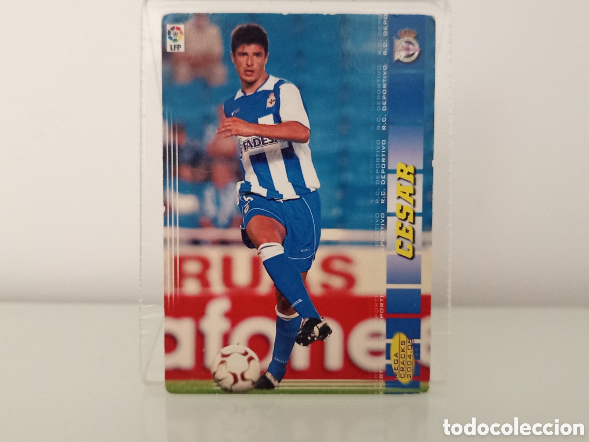 Cromos de Futebol: ❇️ CROMO ⚽ C&Eacute;SAR DEPORTIVO DE LA CORU&Ntilde;A 04 05 2004 2005 MEGACRACKS MGKS ❇️