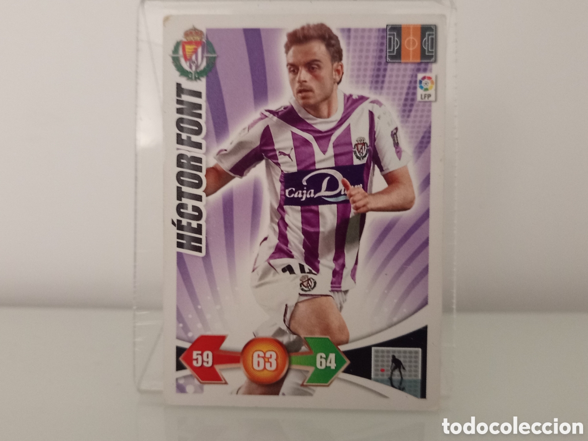 Figurine di Calcio: ❇️ CROMO ⚽ H&Eacute;CTOR FONT VALLADOLID 303 2009 2010 09 10 ADRENALYN XL PANINI ❇️