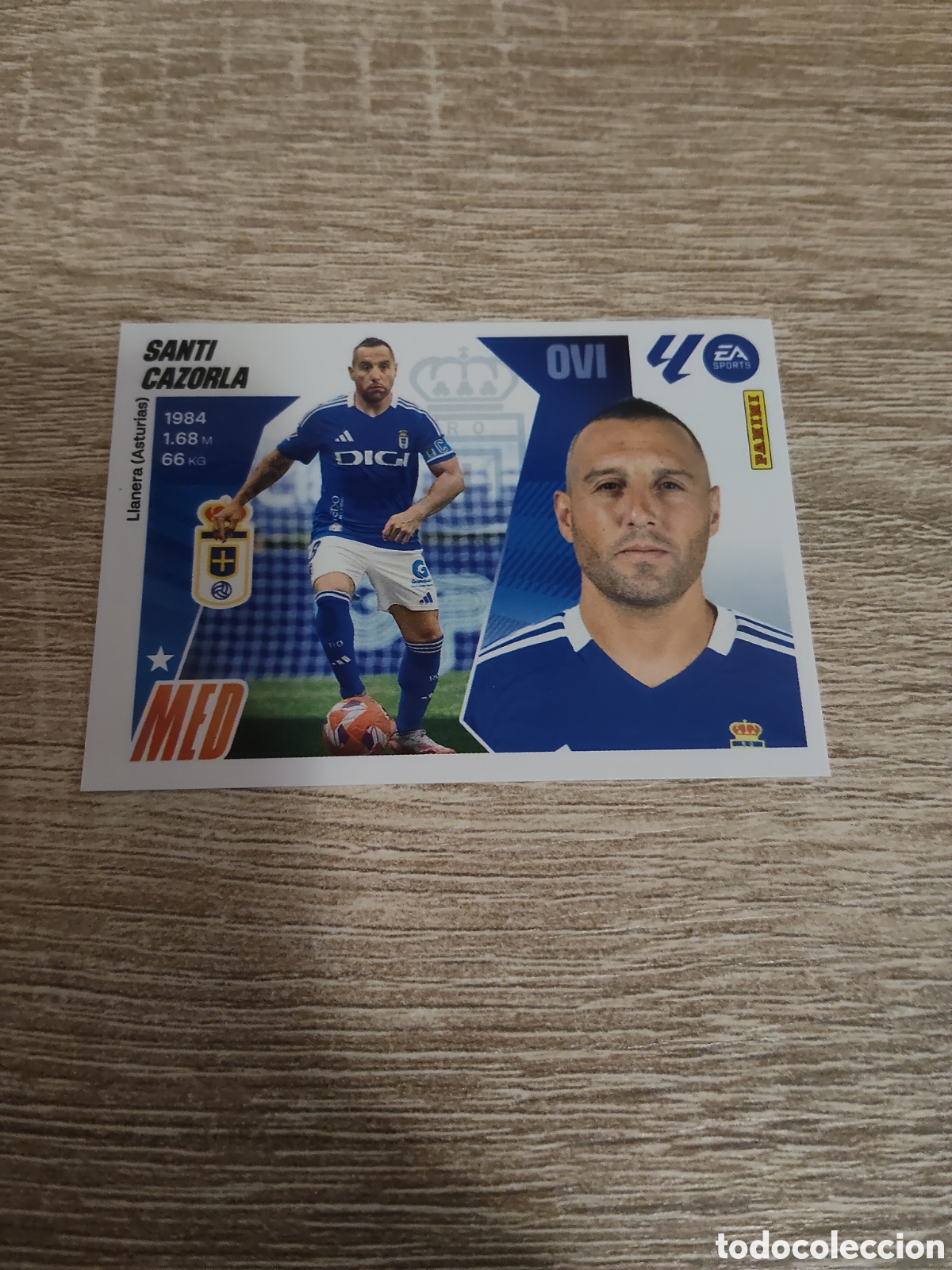 Cromos de F&uacute;tbol: Santi Cazorla Oviedo liga 2025 2026 25 26 ediciones este