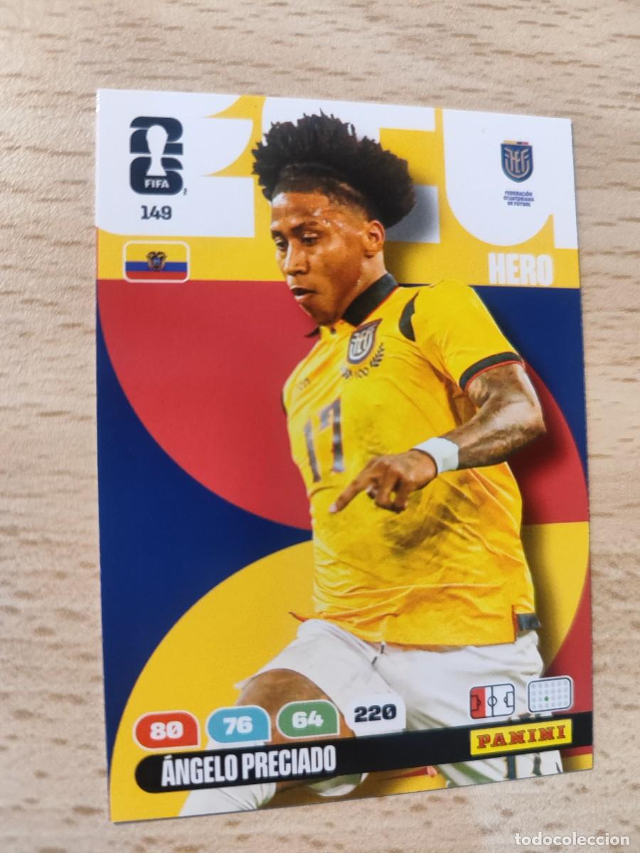 Figurine di Calcio: 149 WORLD CUP 2026 &Aacute;NGELO PRECIADO ECUADOR HERO ADRENALYN MUNDIAL PANINI 26