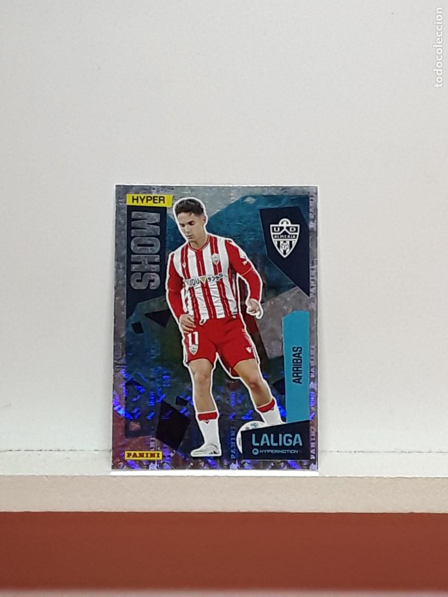 Cromos de F&uacute;tbol: LALIGA HYPERMOTION 2025 2026 25 26 ALBUM PANINI LIGA N 423 ALMERIA SHOW ARRIBAS