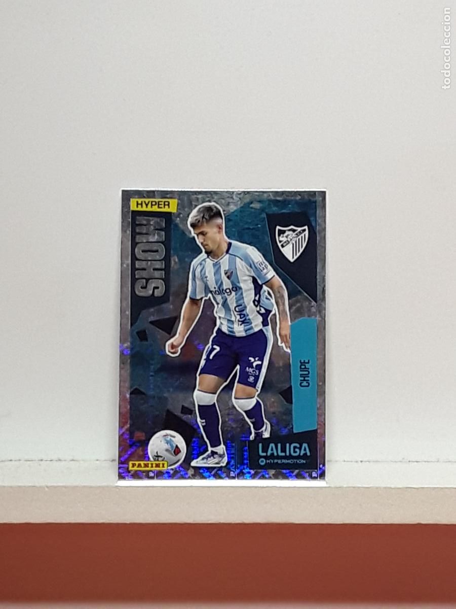 Cromos de F&uacute;tbol: LALIGA HYPERMOTION 2025 2026 25 26 ALBUM PANINI LIGA N 425 MALAGA SHOW CHUPE
