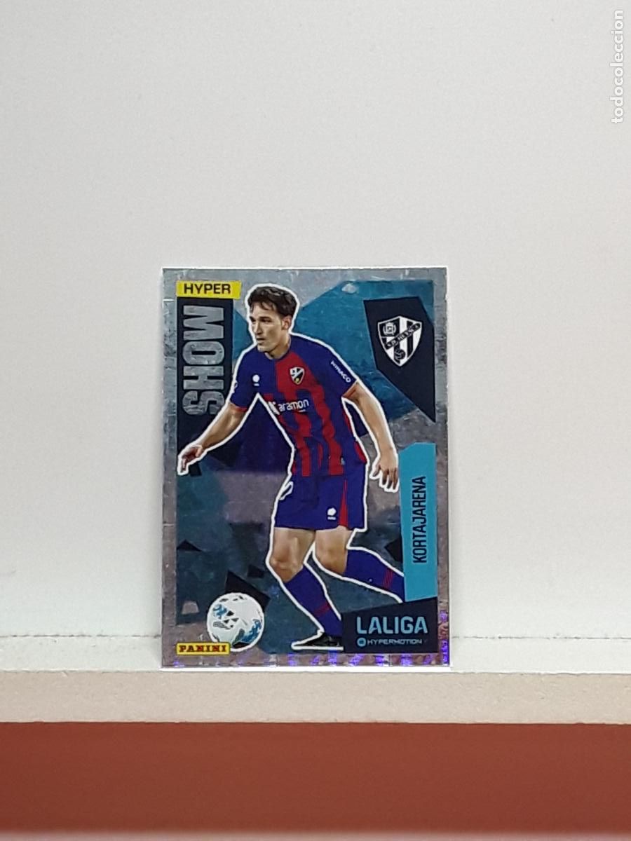 Cromos de F&uacute;tbol: LALIGA HYPERMOTION 2025 2026 25 26 ALBUM PANINI LIGA N 428 HUESCA SHOW KORTAJARENA