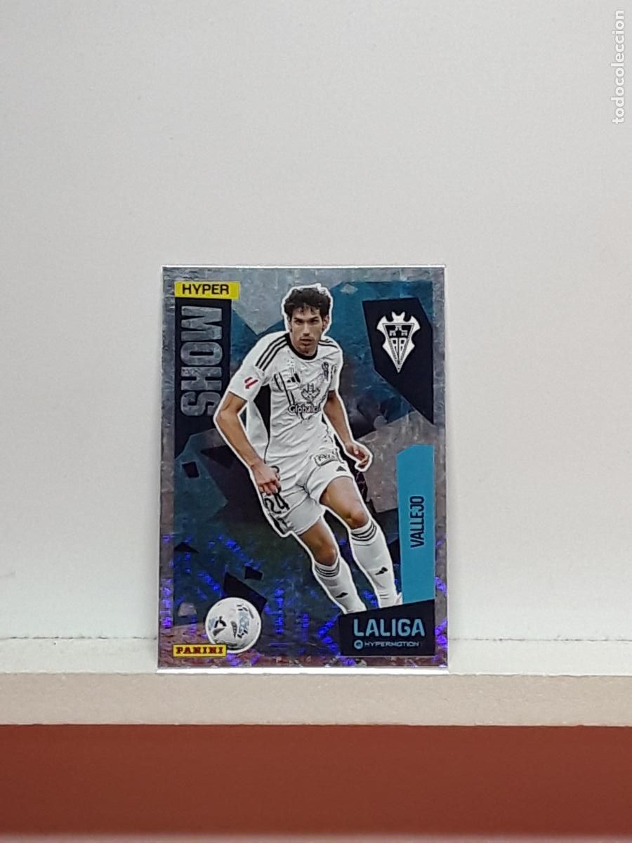 Football Stickers: LALIGA HYPERMOTION 2025 2026 25 26 ALBUM PANINI LIGA N 434 ALBACETE SHOW VALLEJO