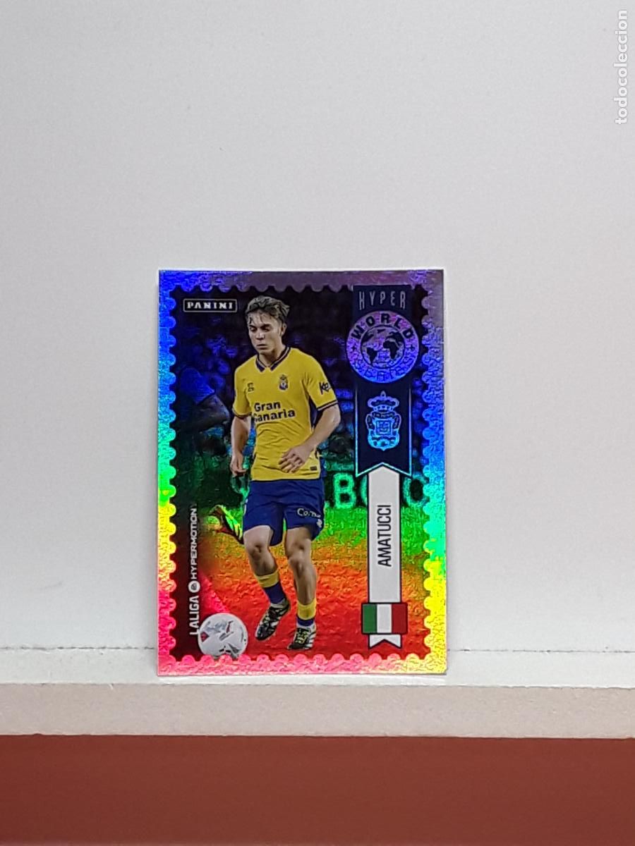 Cromos de F&uacute;tbol: LALIGA HYPERMOTION 2025 2026 25 26 ALBUM PANINI LIGA N 439 LAS PALMAS WORLD SERIE AMATUCCI