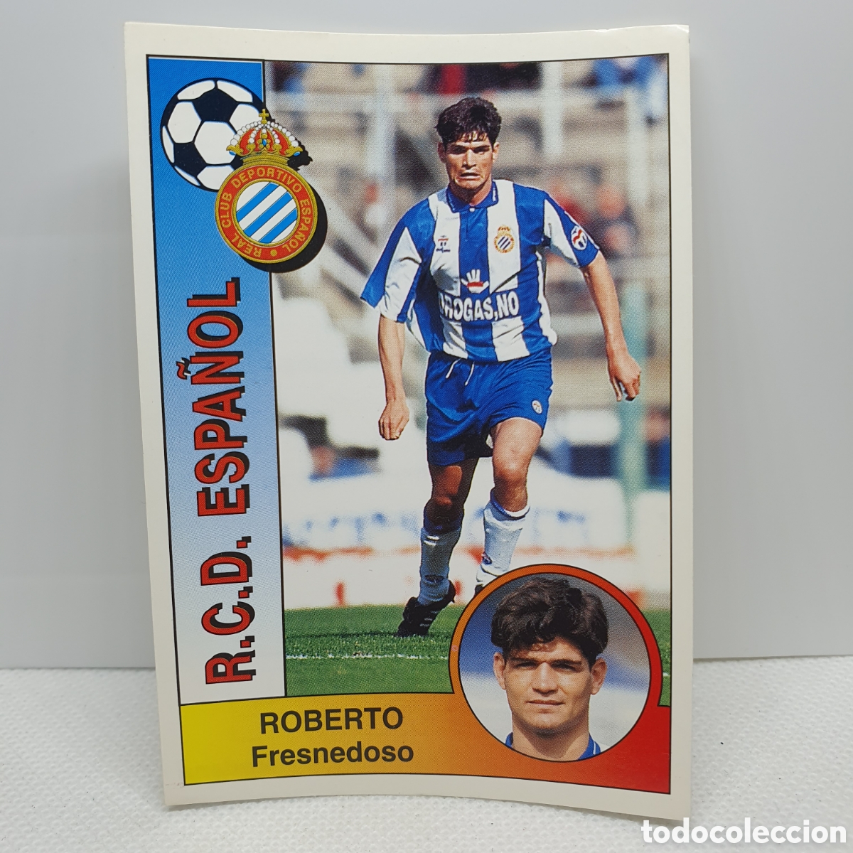 Cartes &agrave; collectionner de Football: ⚽️ CROMO DE FUTBOL ROBERTO ESPA&Ntilde;OL LIGA 94-95 BAR&Ccedil;A PANINI ALBUM - ESTAMPAS ADHESIVAS - CARTAS -CARD