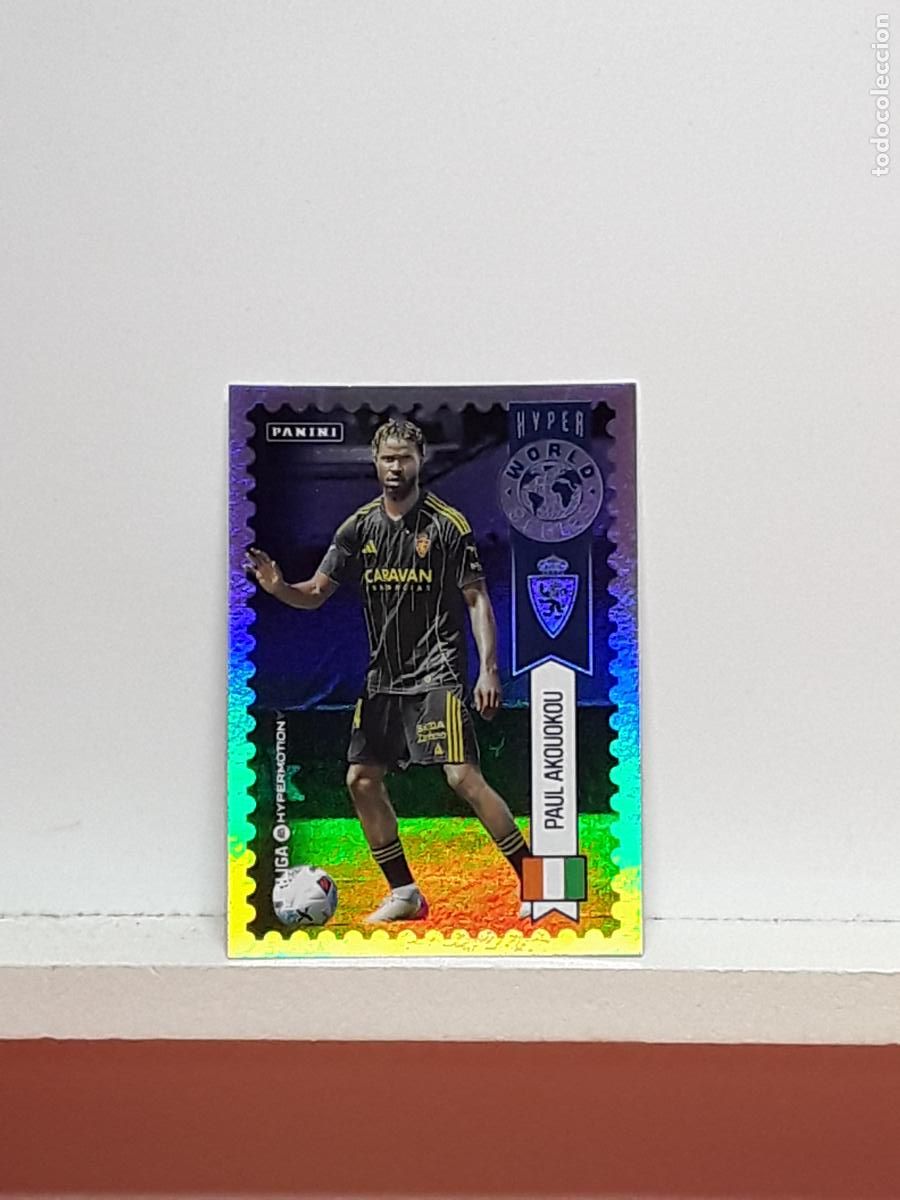 Cromos de F&uacute;tbol: LALIGA HYPERMOTION 2025 2026 25 26 ALBUM PANINI LIGA N 451 ZARAGOZA WORLD SERIE PAUL AKOUOKOU