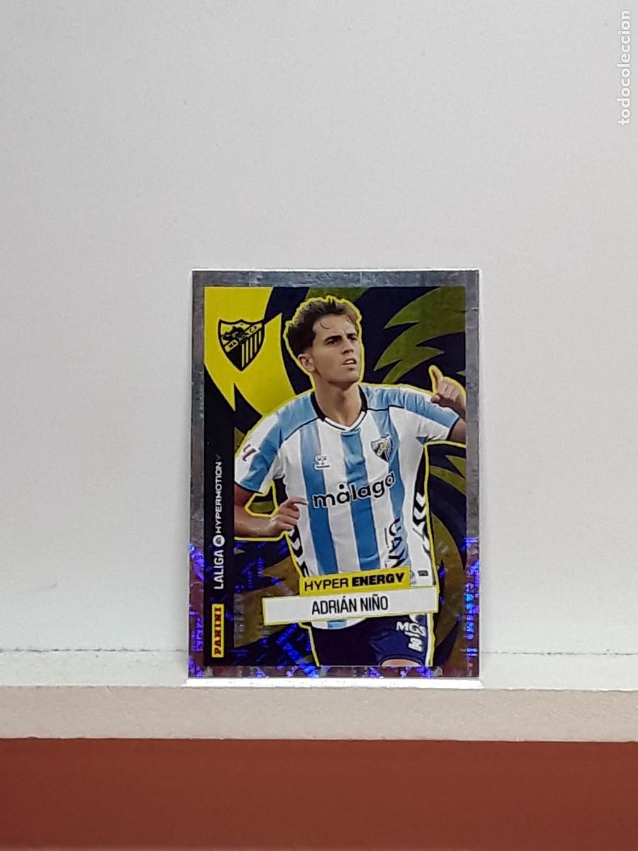 Figurine di Calcio: LALIGA HYPERMOTION 2025 2026 25 26 ALBUM PANINI LIGA N 465 MALAGA ENERGY ADRIAN NI&Ntilde;O