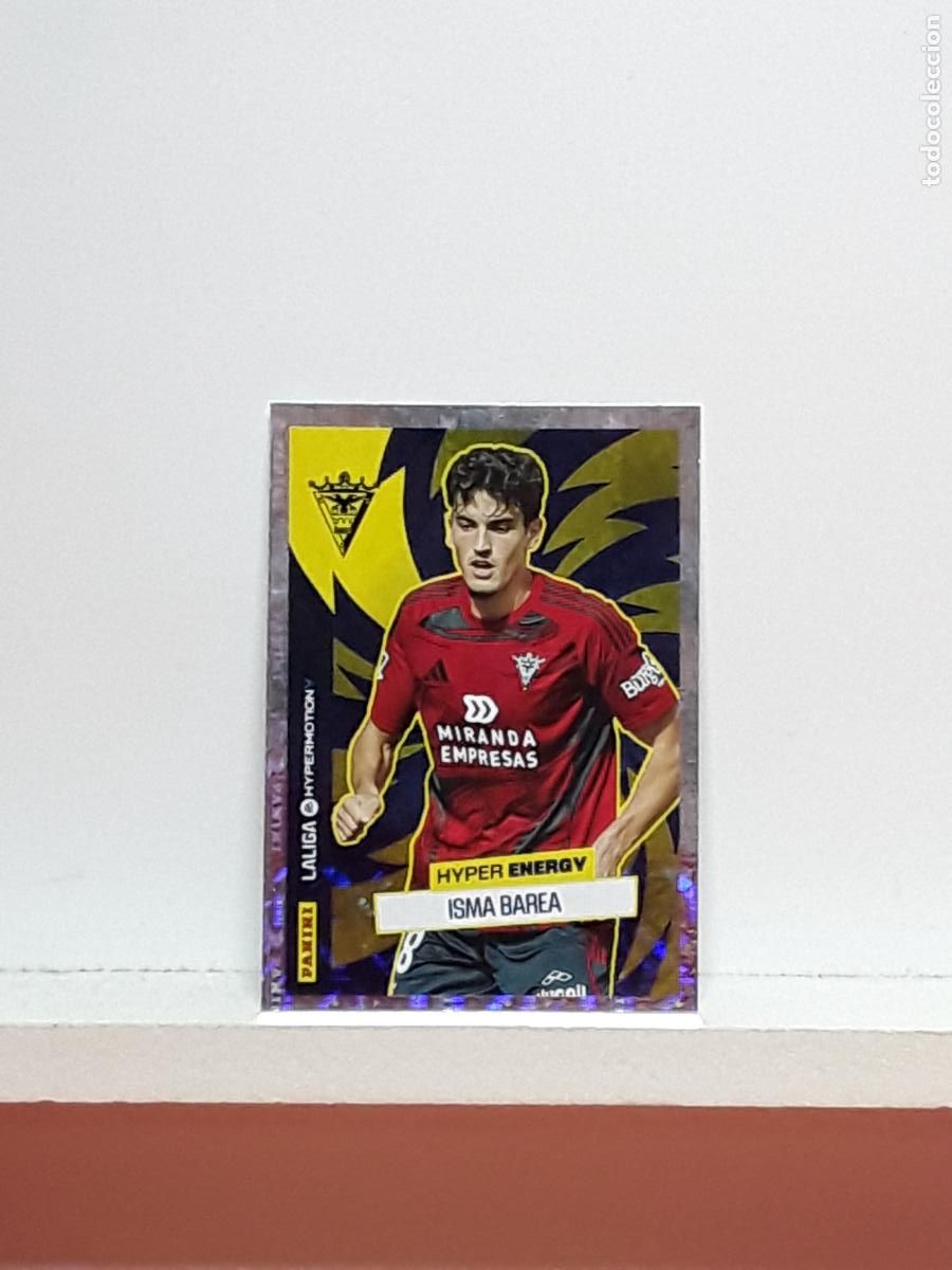 Cromos de F&uacute;tbol: LALIGA HYPERMOTION 2025 2026 25 26 ALBUM PANINI LIGA N 469 MIRANDES ENERGY ISMA BAREA