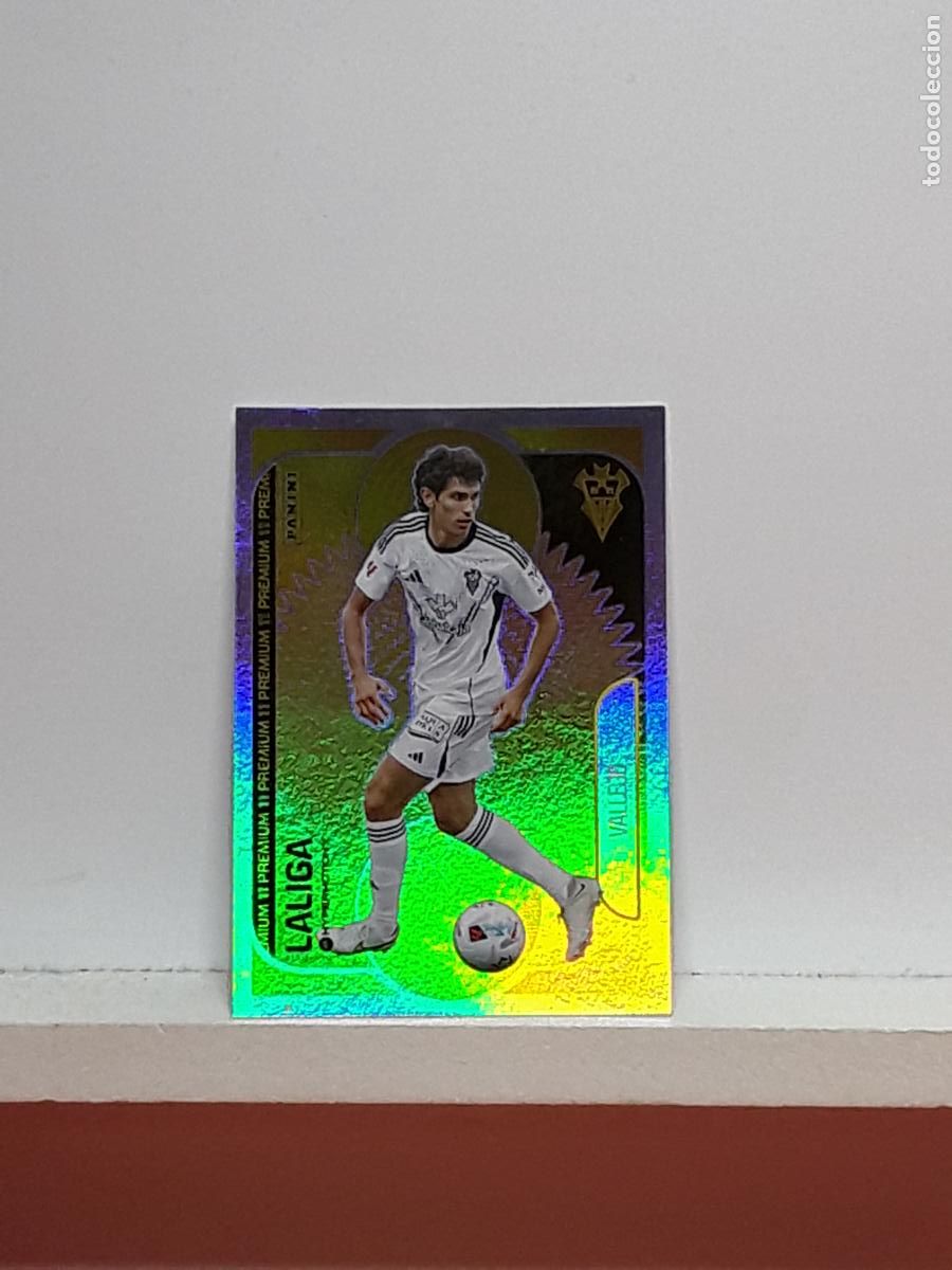 Cromos de F&uacute;tbol: LALIGA HYPERMOTION 2025 2026 25 26 ALBUM PANINI LIGA N ALBACETE PREMIUM VALLEJO