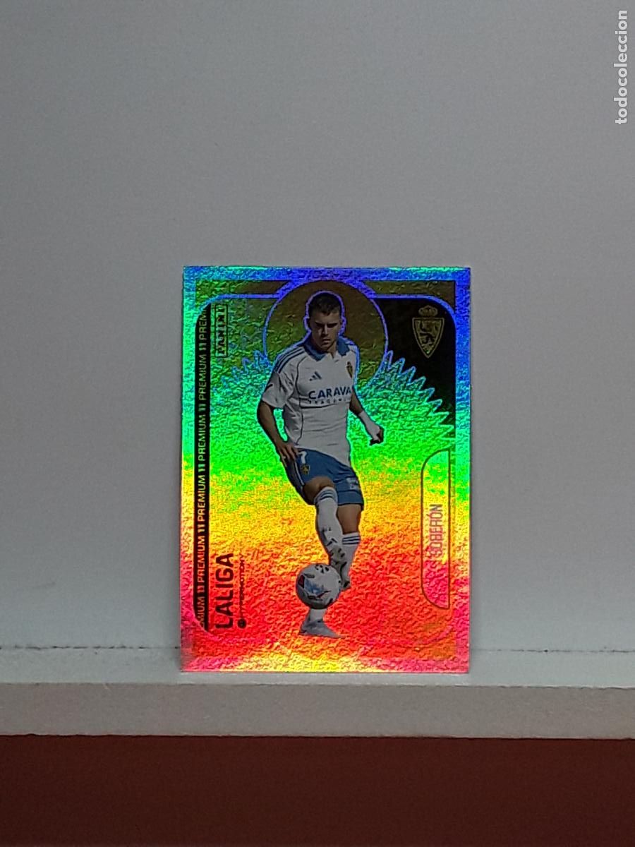 Fu&szlig;ball-Sticker: LALIGA HYPERMOTION 2025 2026 25 26 ALBUM PANINI LIGA N ZARAGOZA PREMIUM SOBERON
