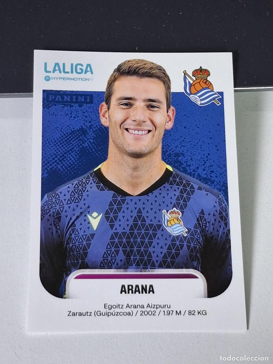 Cromos de F&uacute;tbol: A3 347 ARANA REAL SOCIEDAD B HYPER SHOW HYPERMOTION 2 SEGUNDA DIVISION LIGA 2025/2026 26
