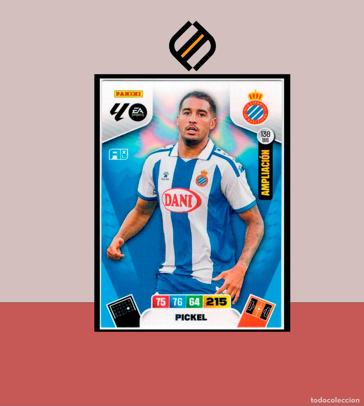 Cromos de F&uacute;tbol: ADRENALYN XL 2025 2026 PANINI N&ordm; 138 BIS PICKEL ESPANYOL ESPA&Ntilde;OL AMPLIACI&Oacute;N CARD BOX SERIE ORO