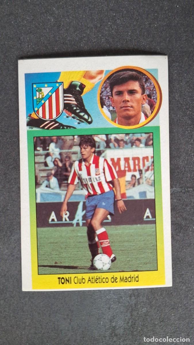 Cromos de Futebol: L4 TONI ATLETICO DE MADRID ADHESIVO LIGA ESTE 1993 1994 93 94 NUNCA PEGADO SIN PEGAR