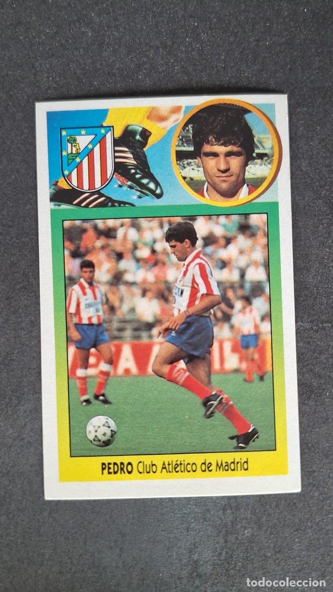 Fu&szlig;ball-Sticker: L4 PEDRO ATLETICO DE MADRID ADHESIVO LIGA ESTE 1993 1994 93 94 NUNCA PEGADO SIN PEGAR