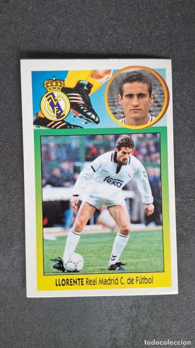 Fu&szlig;ball-Sticker: L4 LLORENTE REAL MADRID ADHESIVO LIGA ESTE 1993 1994 93 94 NUNCA PEGADO SIN PEGAR