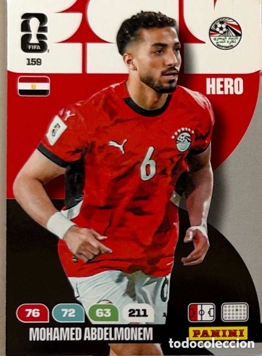 Figurine di Calcio: 159.- MOHAMED ABDELMONEM (EGIPTO) ADRENALYN XL MUNDIAL 2026 (PANINI)