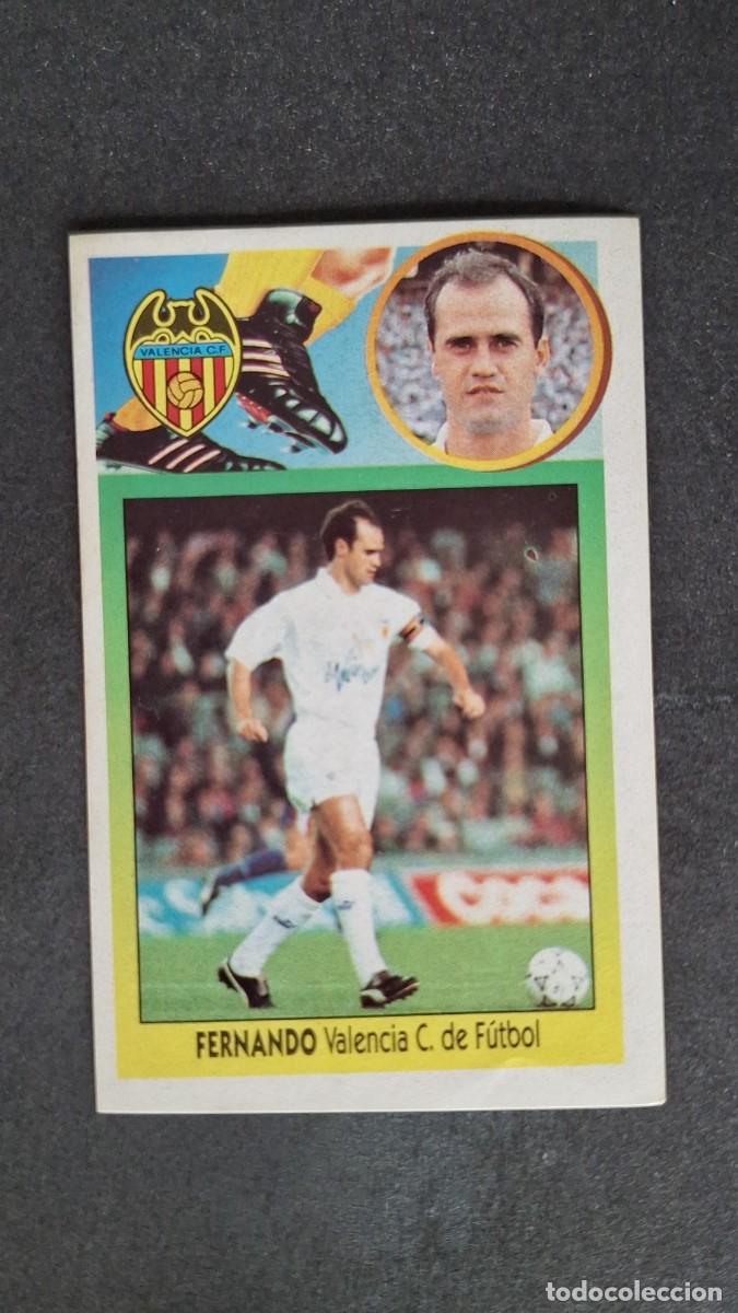 Football Stickers: L4 FERNANDO VALENCIA C. F. ADHESIVO LIGA ESTE 1993 1994 93 94 NUNCA PEGADO SIN PEGAR
