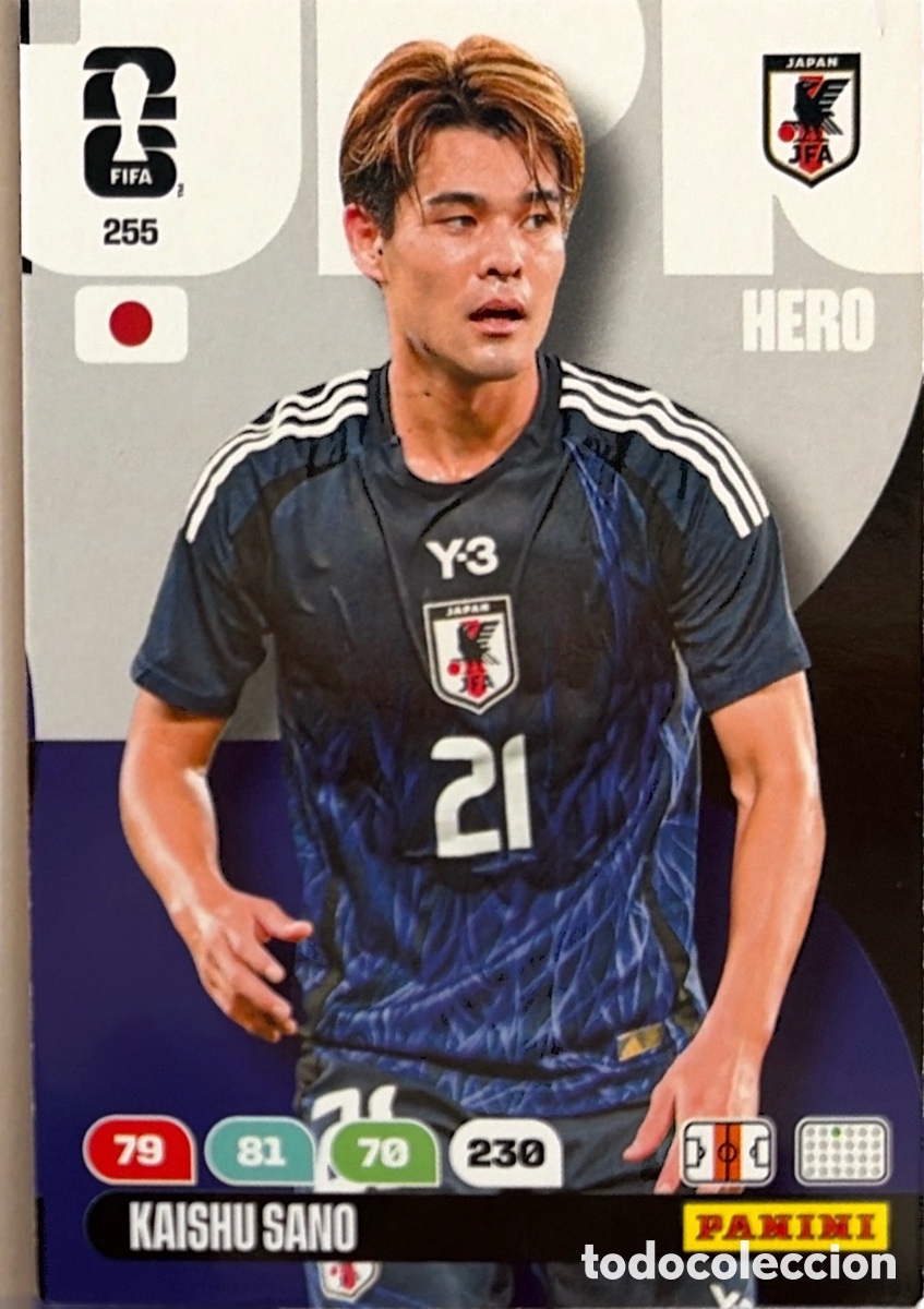 Cromos de F&uacute;tbol: 255.- KAISHU SANO (JAPON) ADRENALYN XL MUNDIAL 2026 (PANINI)