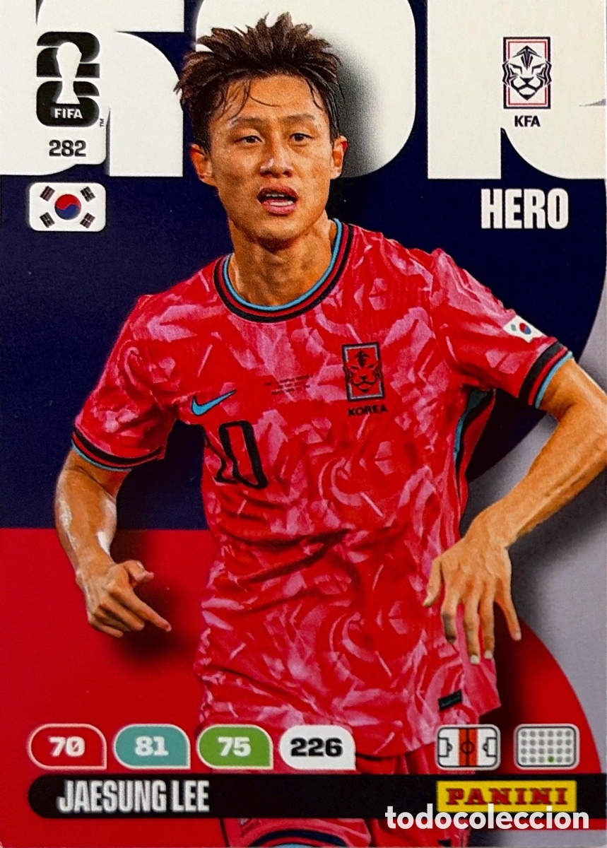 Cromos de F&uacute;tbol: 282.- JAESUNG LEE (COREA DEL SUR) ADRENALYN XL MUNDIAL 2026 (PANINI)
