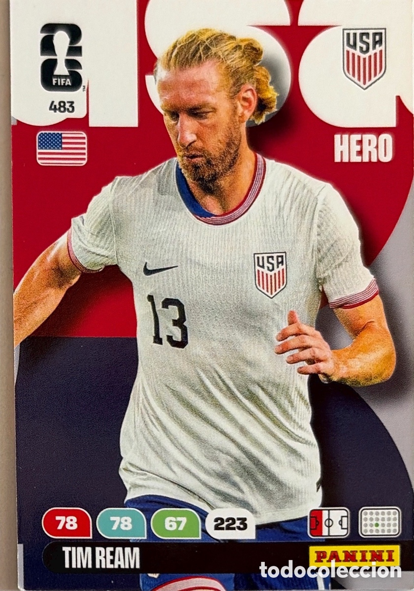 Figurine di Calcio: 483.- TIM REAM (ESTADOS UNIDOS) ADRENALYN XL MUNDIAL 2026 (PANINI)