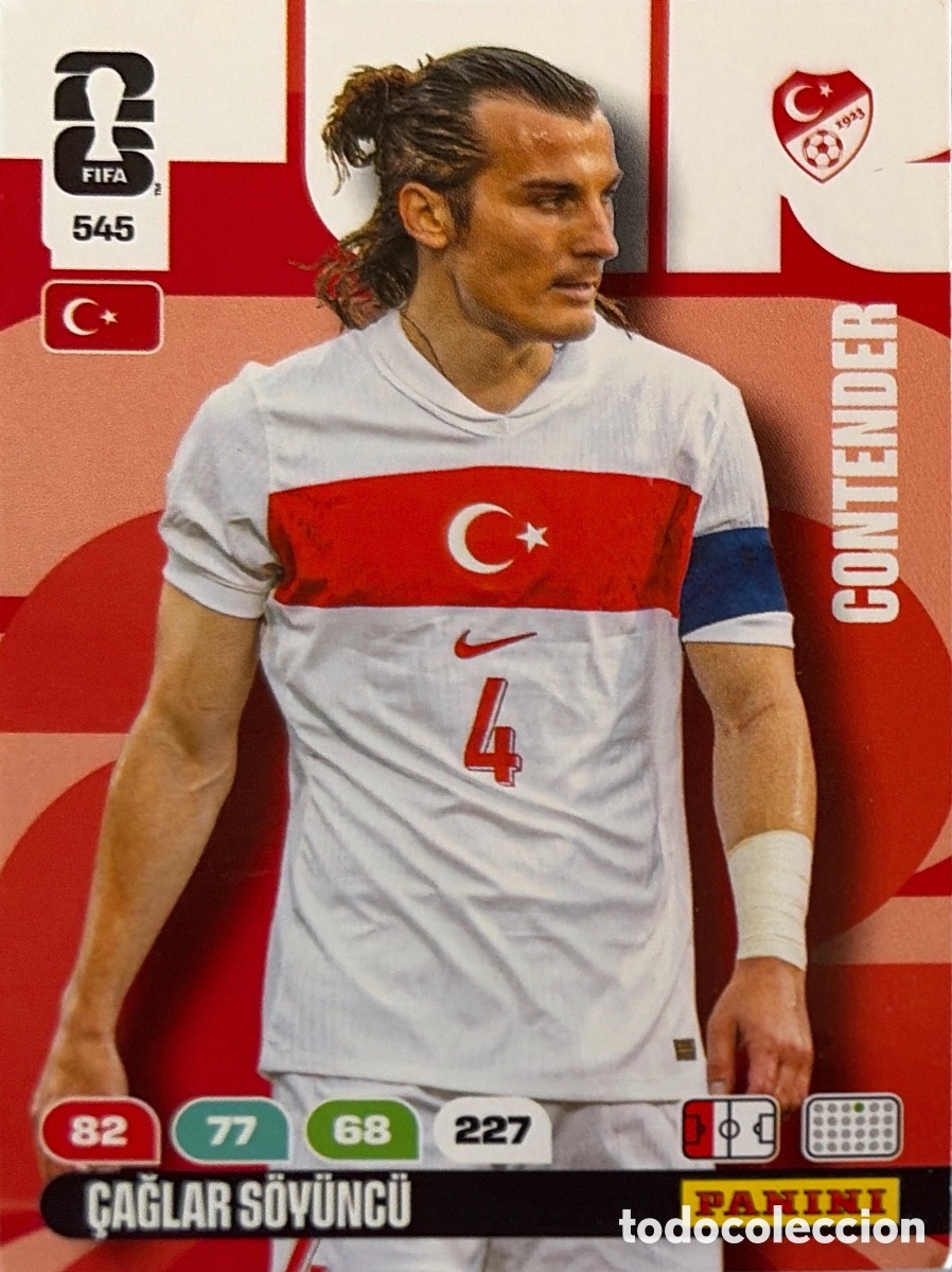 Fu&szlig;ball-Sticker: 545.- S&Ouml;V&Uuml;NC&Uuml; (TURQUIA) - ADRENALYN XL MUNDIAL 2026 (PANINI)