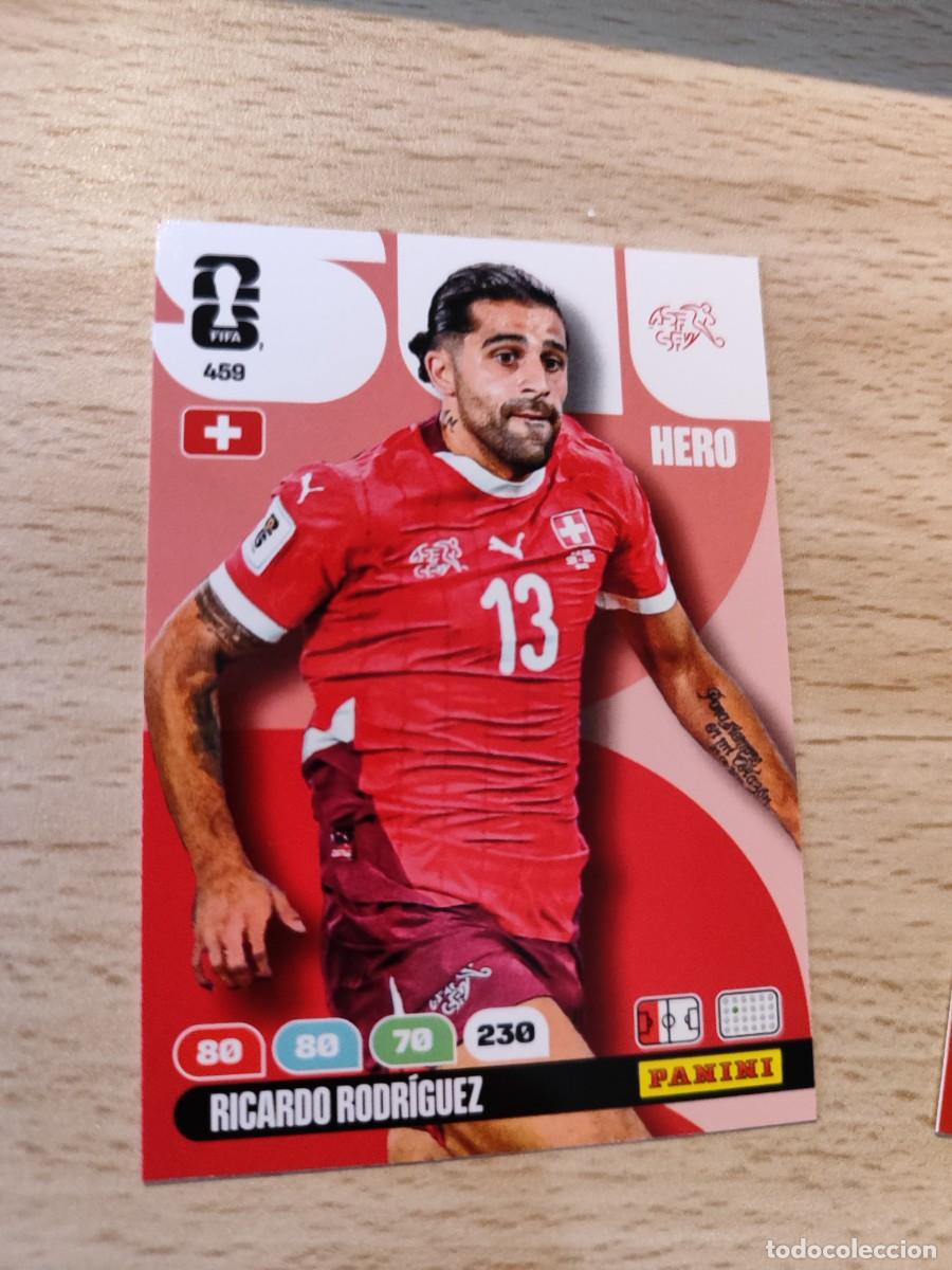 Figurine di Calcio: 459 WORLD CUP 2026 RICARDO RODR&Iacute;GUEZ SUIZA HERO ADRENALYN MUNDIAL PANINI 26