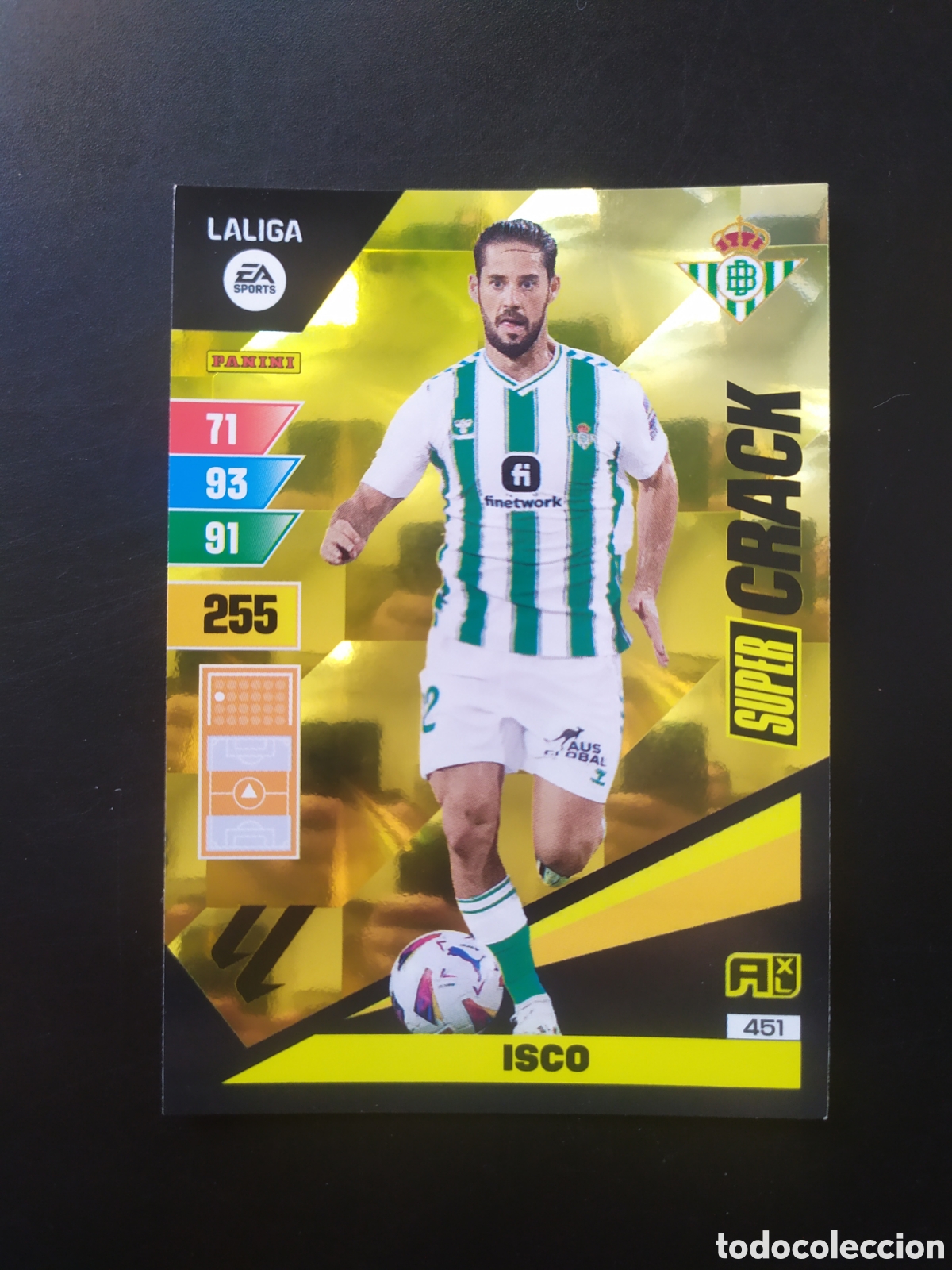 Cromos de F&uacute;tbol: Adrenalyn 2023 2024 23 24 panini Isco super crack n&deg; 451 Real Betis