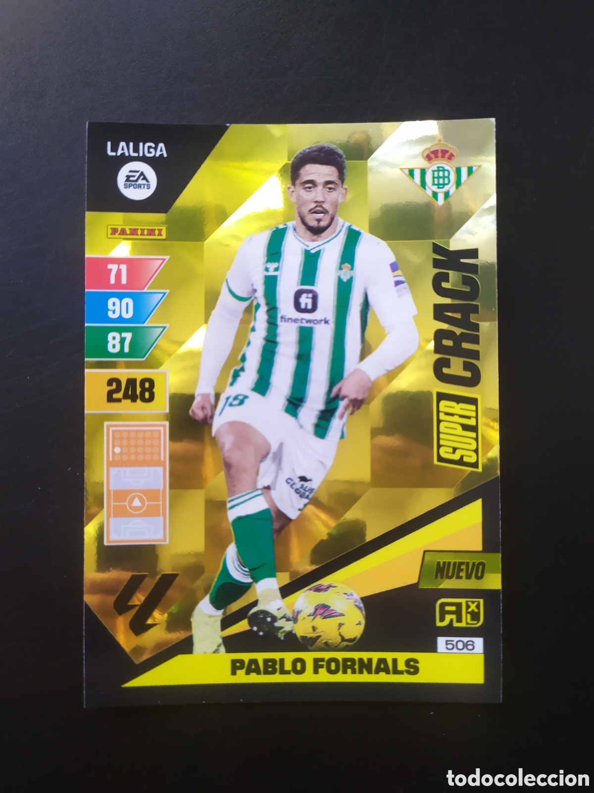 Cromos de F&uacute;tbol: Adrenalyn 2023 2024 23 24 panini Pablo Fornals nuevo super crack n&deg; 506 Real Betis