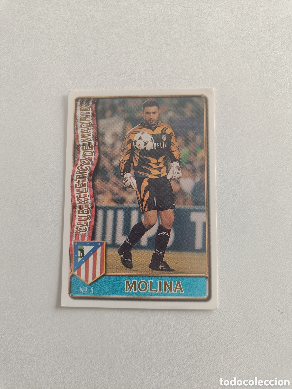Cromos de F&uacute;tbol: Fichas liga 96 97 mundicromo molina atletico madrid 3