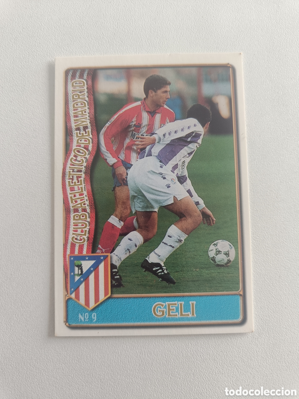 Cromos de F&uacute;tbol: Fichas liga 96 97 mundicromo atletico madrid geli 9