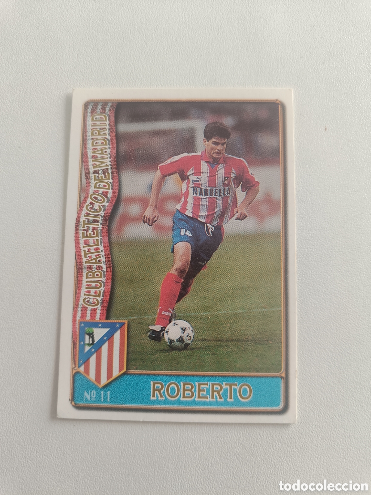 Cromos de F&uacute;tbol: Fichas liga 96 97 mundicromo roberto atletico madrid 11
