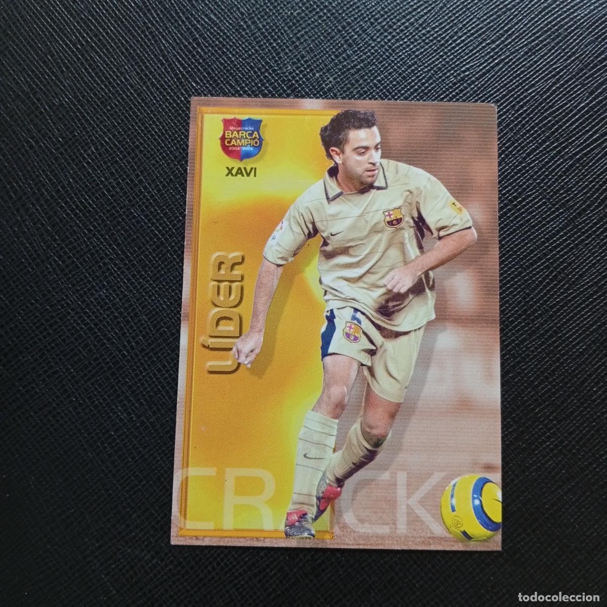 Cromos de F&uacute;tbol: 96 XAVI BARCELONA PANINI MEGACRACKS CAMPIO BARCA 04 05 FUTBOL 2004 2005 - A131 PG37