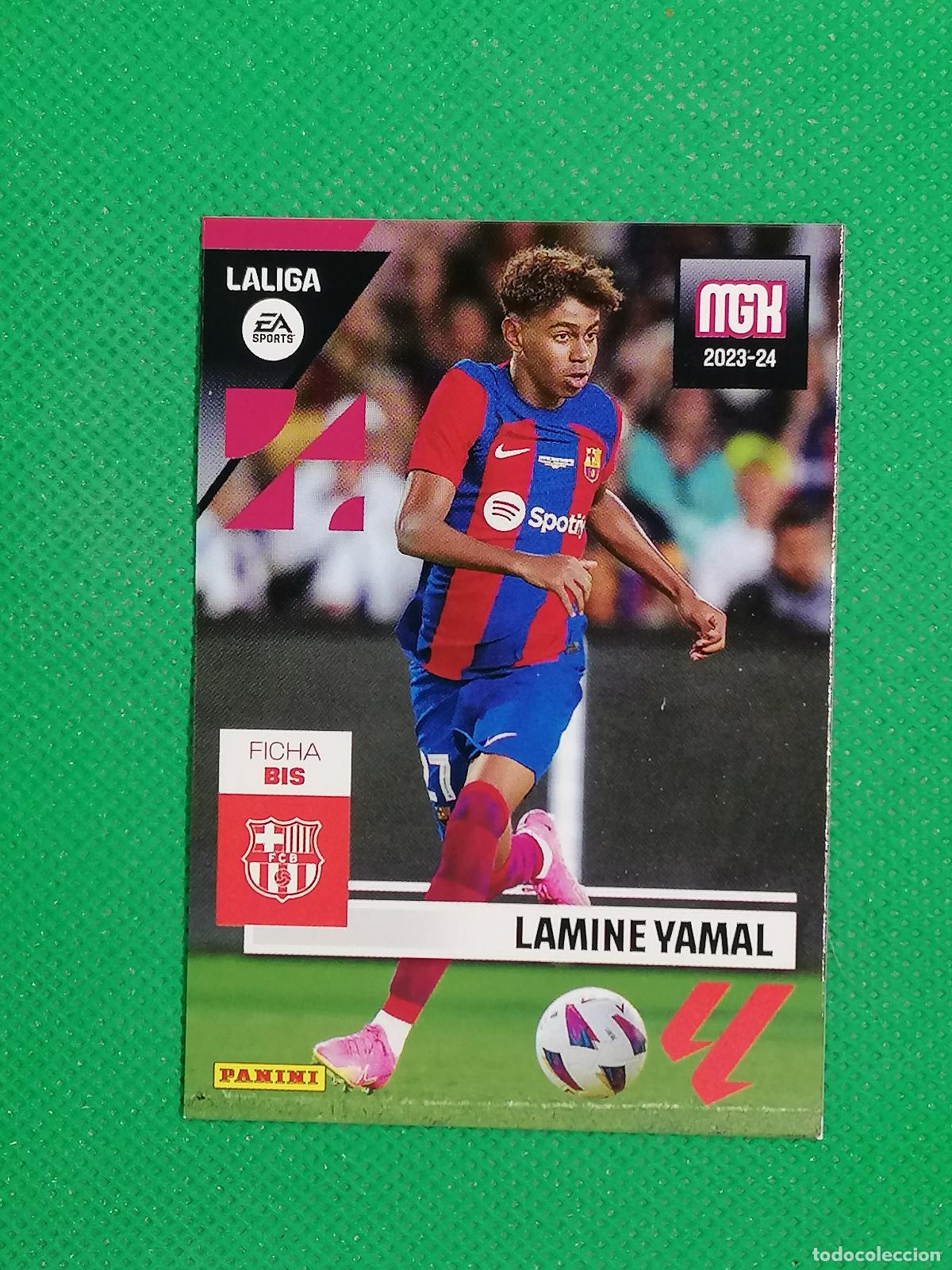 Cromos de F&uacute;tbol: 108 BIS 108BIS LAMINE YAMAL BARCELONA ROOKIE ⚽ PANINI LIGA MEGACRACKS 2023 2024 23 24 ⚽
