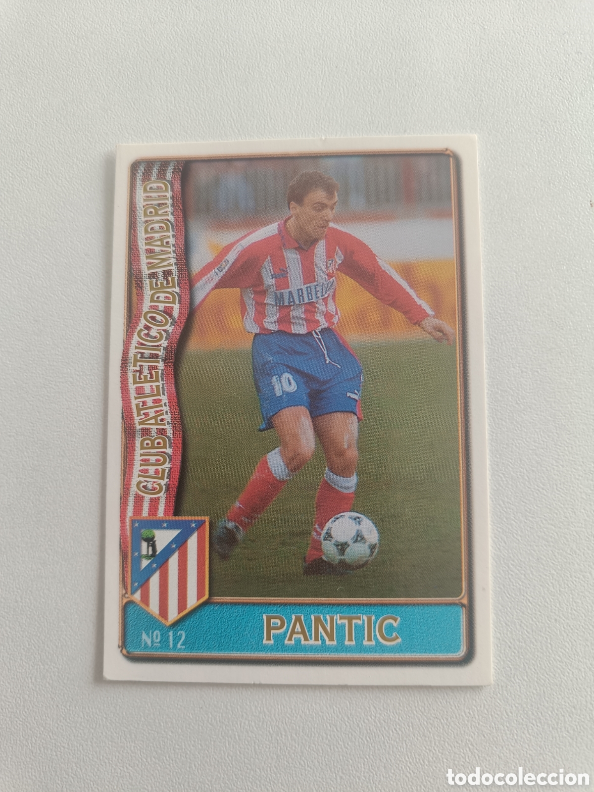Cromos de F&uacute;tbol: Fichas liga 96 97 mundicromo pantic atletico madrid 12