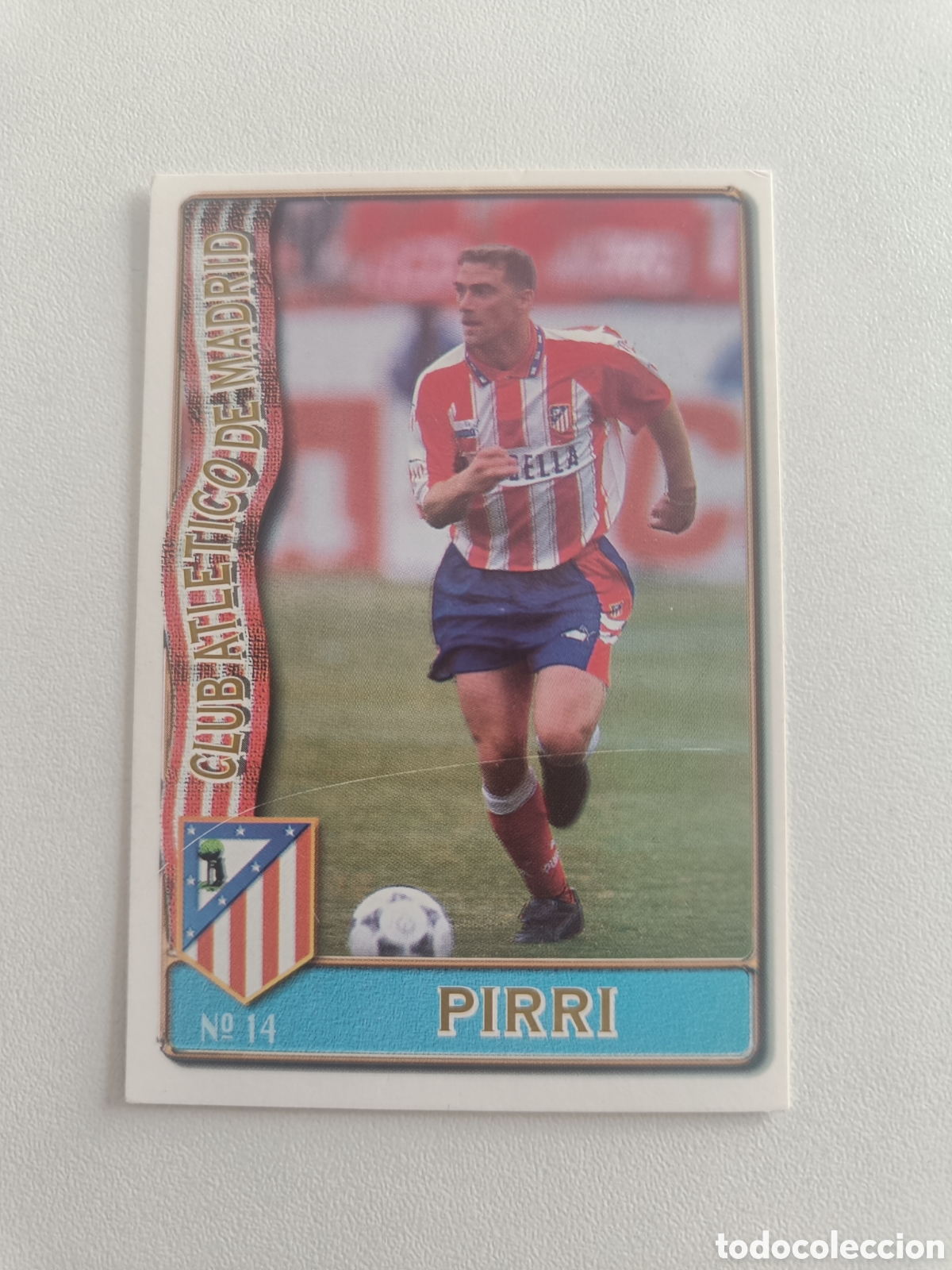 Cromos de F&uacute;tbol: Fichas liga 96 97 mundicromo atletico madrid 14 pirri