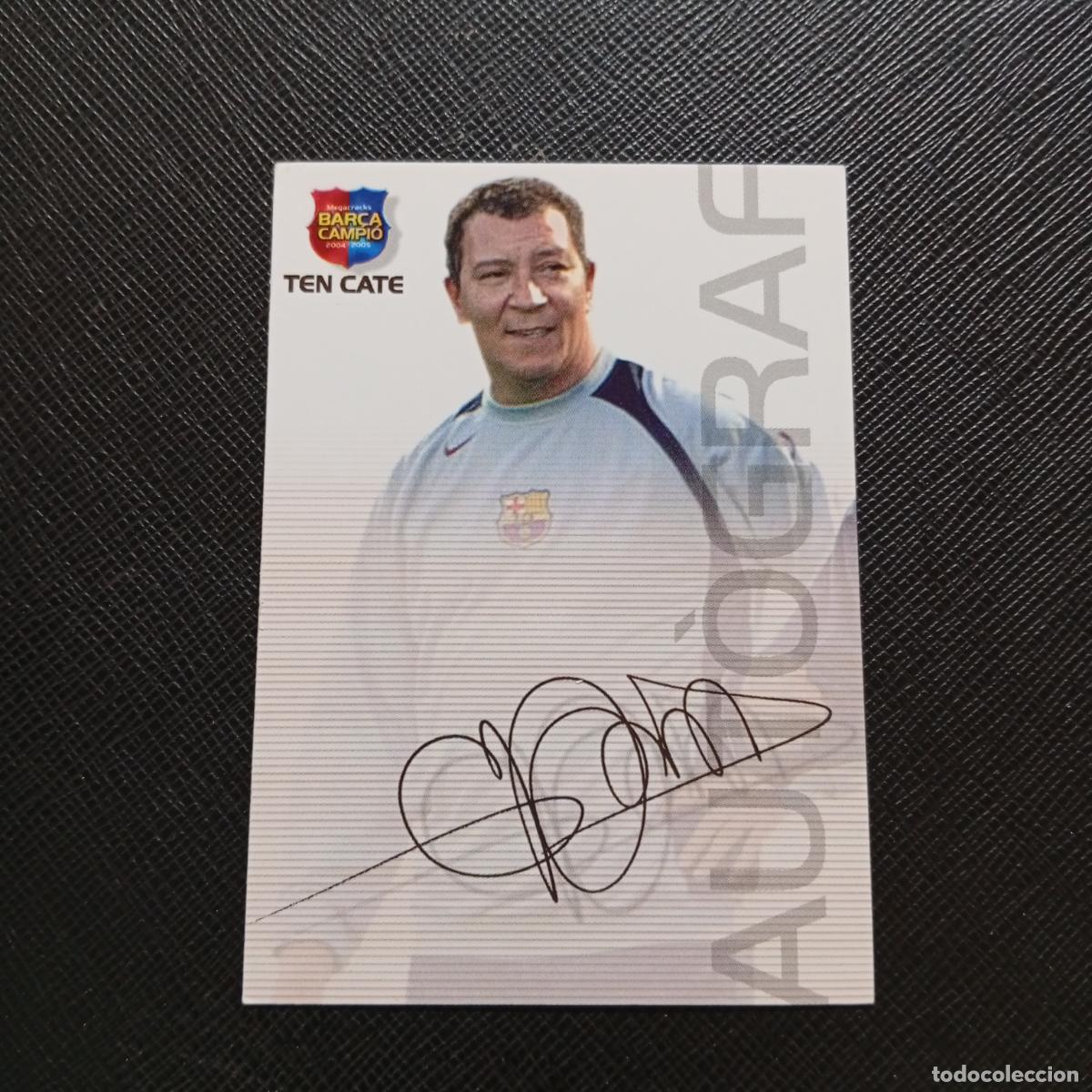 Cromos de F&uacute;tbol: 65 TEN CATE BARCELONA PANINI MEGACRACKS CAMPIO BARCA 04 05 FUTBOL 2004 2005 - A131 PG73