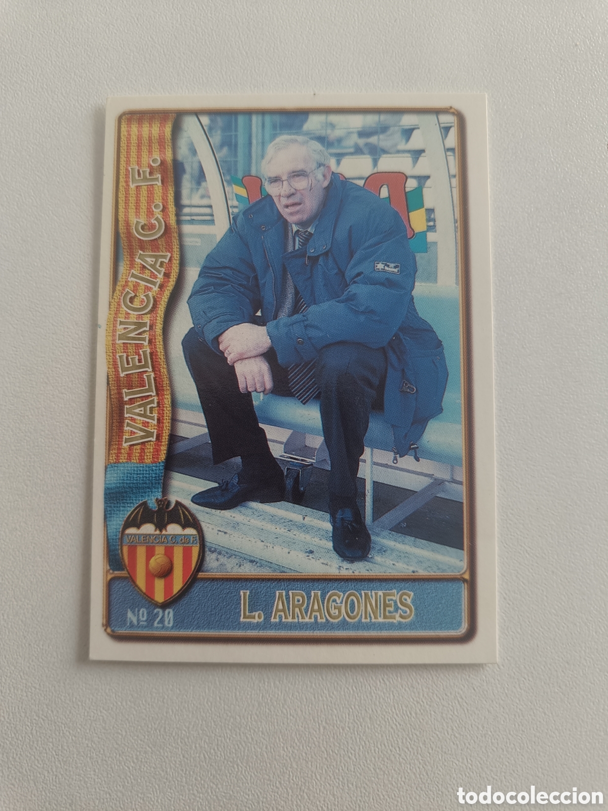 Cromos de F&uacute;tbol: Fichas liga 96 97 mundicromo valencia luis aragones 20