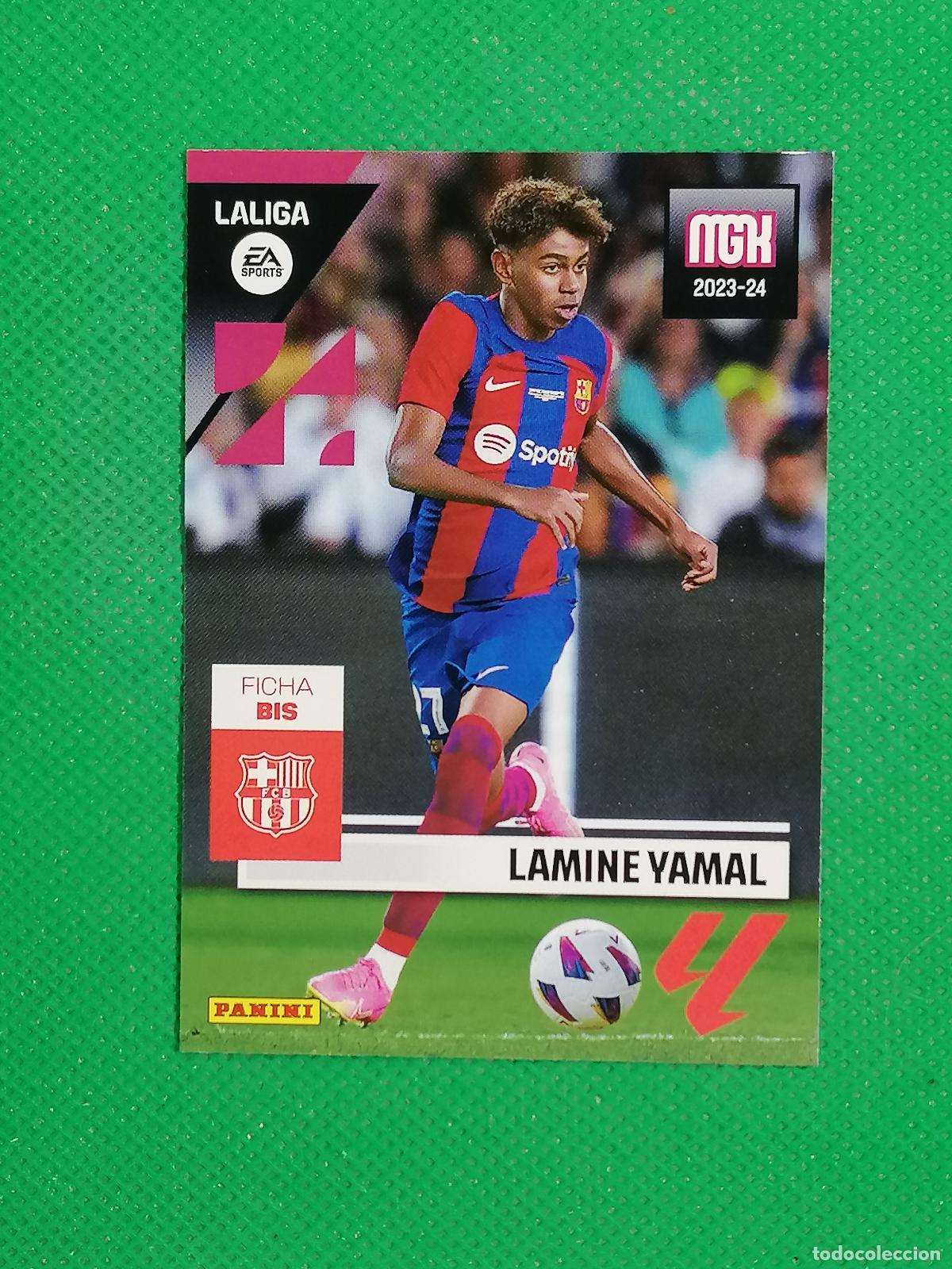 Cromos de F&uacute;tbol: 108 BIS 108BIS LAMINE YAMAL BARCELONA ROOKIE ⚽ PANINI LIGA MEGACRACKS 2023 2024 23 24 ⚽