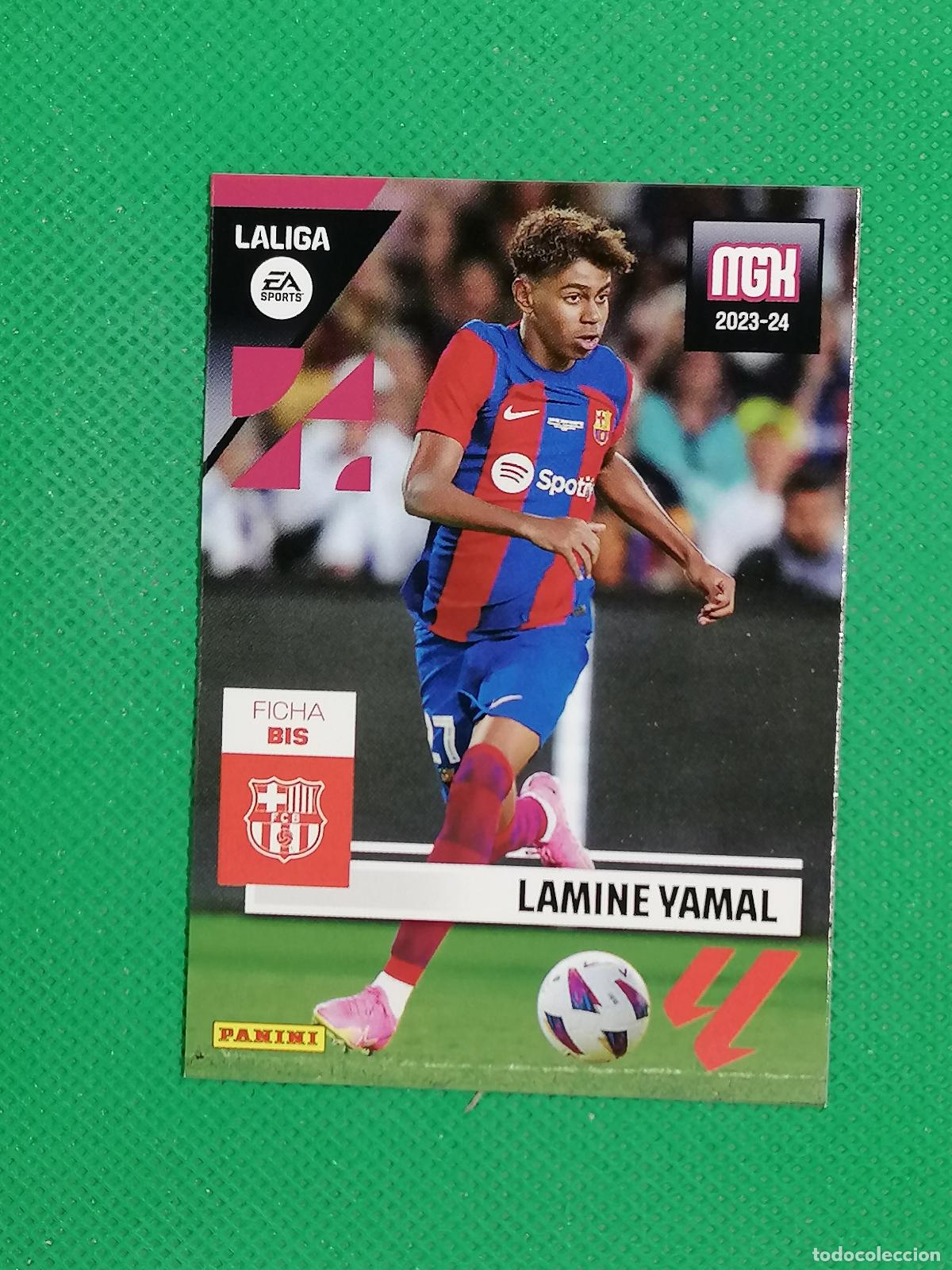 Cromos de F&uacute;tbol: 108 BIS 108BIS LAMINE YAMAL BARCELONA ROOKIE ⚽ PANINI LIGA MEGACRACKS 2023 2024 23 24 ⚽