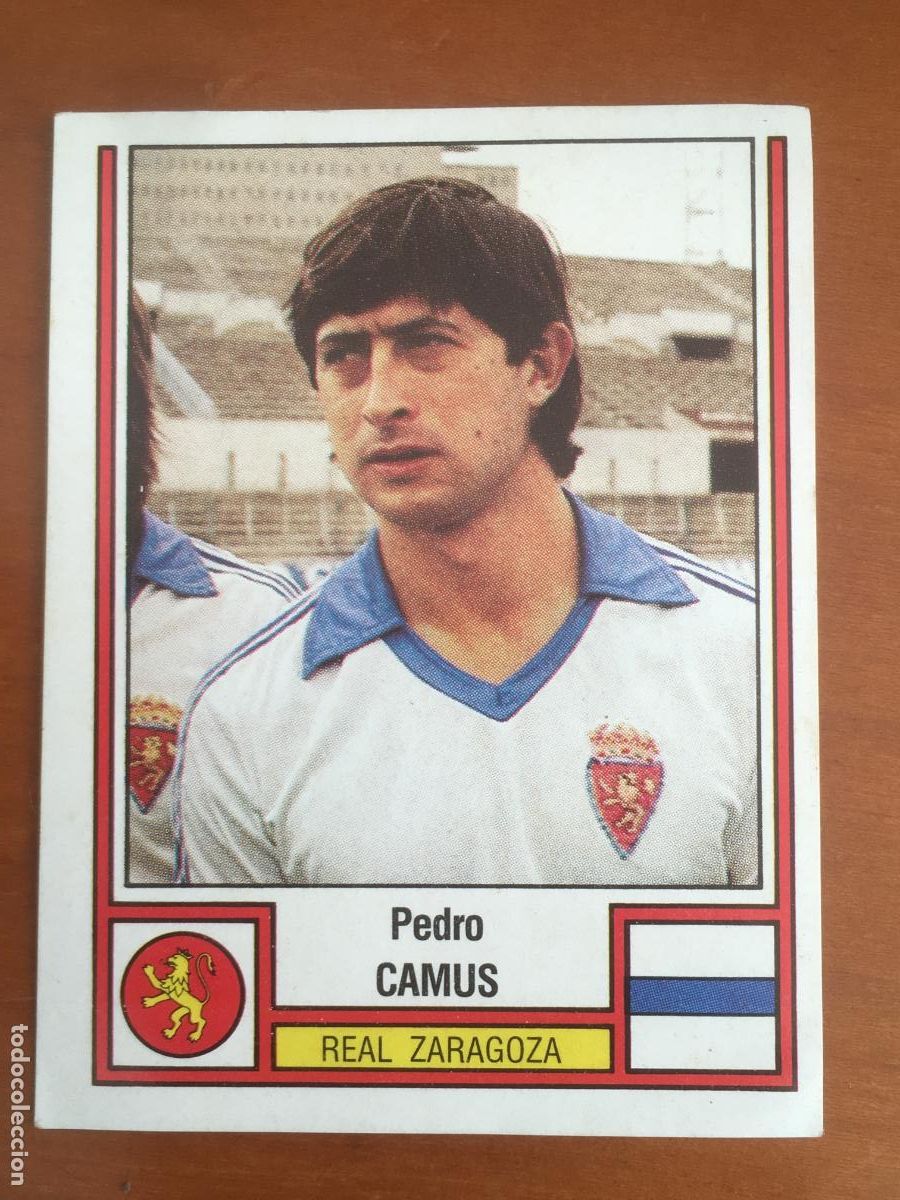 Cromos de F&uacute;tbol: camus zaragoza futbol 83 panini panrico cromo n&ordm; 314 nunca pegado nuevo de sobre